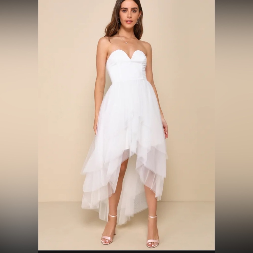 Brand new lulus white dress